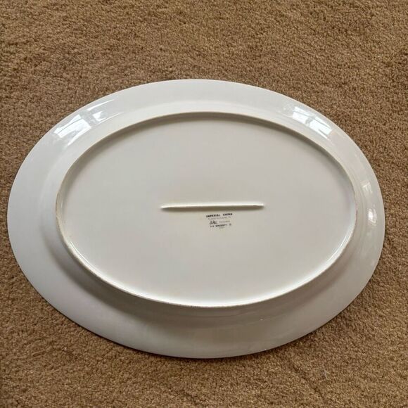 Imperial China 318 Sincerity 16” Oval Platter - Picture 3 of 4
